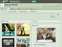 Tablet Screenshot of drink-your-milk-kids.deviantart.com