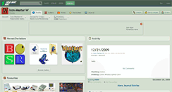 Desktop Screenshot of icon-master-w.deviantart.com