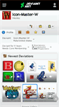 Mobile Screenshot of icon-master-w.deviantart.com