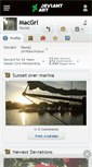 Mobile Screenshot of macgrl.deviantart.com