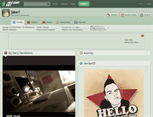 Tablet Screenshot of jake.deviantart.com