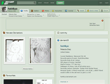 Tablet Screenshot of hot4kyo.deviantart.com