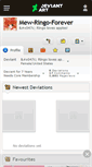 Mobile Screenshot of mew-ringo-forever.deviantart.com