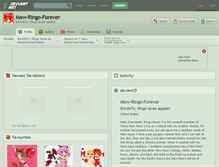 Tablet Screenshot of mew-ringo-forever.deviantart.com