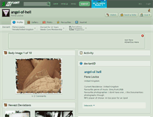 Tablet Screenshot of angel-of-hell.deviantart.com