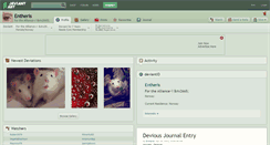 Desktop Screenshot of entheris.deviantart.com