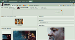 Desktop Screenshot of hana-deka.deviantart.com