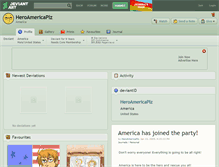 Tablet Screenshot of heroamericaplz.deviantart.com