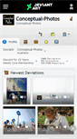Mobile Screenshot of conceptual-photos.deviantart.com