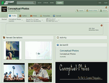 Tablet Screenshot of conceptual-photos.deviantart.com