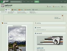 Tablet Screenshot of cgalkowski.deviantart.com