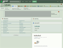 Tablet Screenshot of kolkolplz.deviantart.com