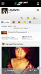 Mobile Screenshot of lilypants.deviantart.com