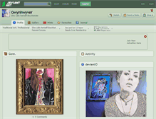 Tablet Screenshot of gwynhwyver.deviantart.com