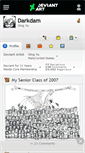 Mobile Screenshot of darkdam.deviantart.com