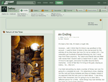 Tablet Screenshot of daitou.deviantart.com