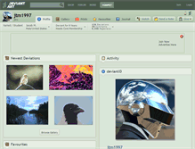 Tablet Screenshot of jtm1997.deviantart.com