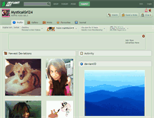 Tablet Screenshot of mysticalgrl24.deviantart.com
