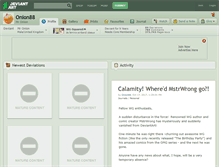 Tablet Screenshot of onion88.deviantart.com