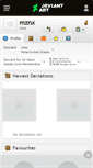 Mobile Screenshot of mznx.deviantart.com