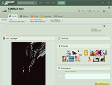 Tablet Screenshot of fantasy-cow.deviantart.com