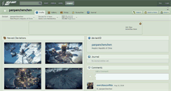Desktop Screenshot of panpanchenchen.deviantart.com