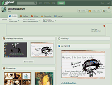 Tablet Screenshot of childishsadism.deviantart.com