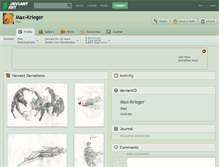 Tablet Screenshot of max-krieger.deviantart.com