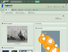 Tablet Screenshot of haggleman.deviantart.com