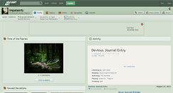 Desktop Screenshot of impalaarts.deviantart.com