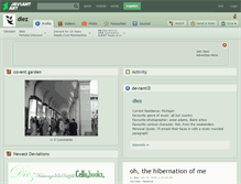 Tablet Screenshot of diez.deviantart.com