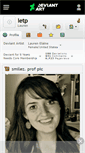 Mobile Screenshot of letp.deviantart.com