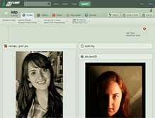 Tablet Screenshot of letp.deviantart.com