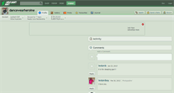 Desktop Screenshot of dancewearheroine.deviantart.com