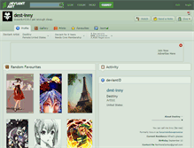 Tablet Screenshot of dest-inny.deviantart.com