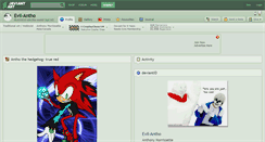 Desktop Screenshot of evil-antho.deviantart.com