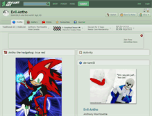 Tablet Screenshot of evil-antho.deviantart.com