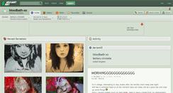Desktop Screenshot of bloodbath-xo.deviantart.com