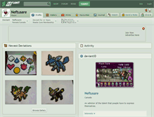 Tablet Screenshot of neftusare.deviantart.com