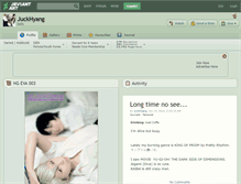 Tablet Screenshot of juckhyang.deviantart.com