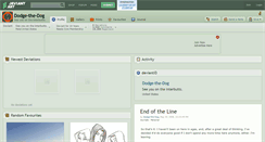 Desktop Screenshot of dodge-the-dog.deviantart.com