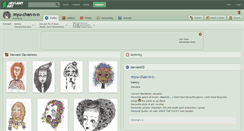Desktop Screenshot of myu-chan-n-n.deviantart.com