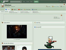 Tablet Screenshot of elitezeon.deviantart.com