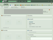 Tablet Screenshot of chamier.deviantart.com
