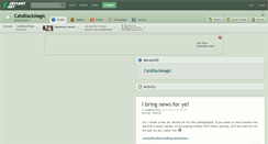 Desktop Screenshot of catsblackmagic.deviantart.com