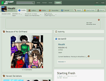 Tablet Screenshot of houshi.deviantart.com