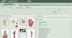 Desktop Screenshot of ninnersharkart.deviantart.com