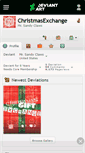 Mobile Screenshot of christmasexchange.deviantart.com