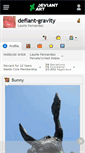 Mobile Screenshot of defiant-gravity.deviantart.com