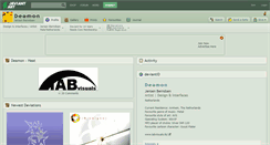 Desktop Screenshot of d-e-a-m-o-n.deviantart.com